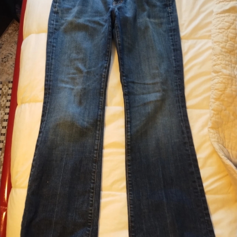 CITIZENS OF HUMANITY WOMEN'S BLUE JEANS, #001 STRETCH, LOW WAIST, SIZE 32